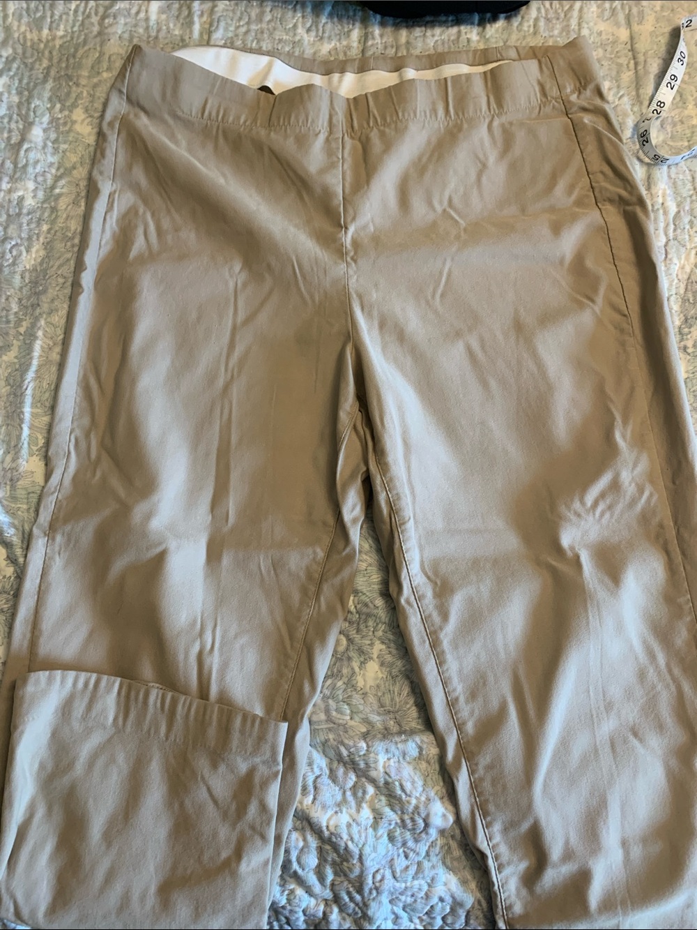 Tribal Women's Capris in Taupe
